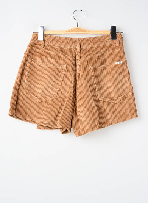 Jupe short coupe droite marron GARCIA fille