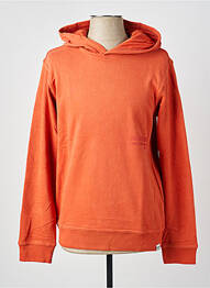 Sweat-shirt à capuche stretch manches longues orange GARCIA garcon