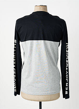 T-shirt manches longues manches longues noir BOBOLI garçon