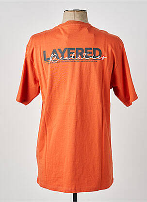 T-shirt stretch manches courtes orange GARCIA garçon