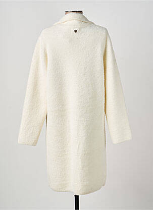 Manteau long coupe droite sans capuche beige LOLA ESPELETA femme