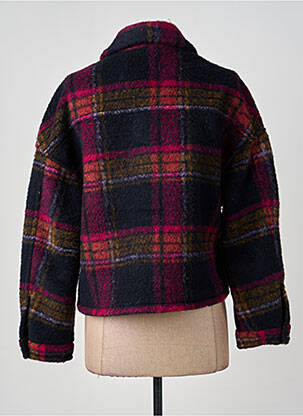 Veste casual finition intérieure doublée violet LE TEMPS DES CERISES femme
