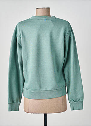 Sweat-shirt stretch manches longues vert LE TEMPS DES CERISES femme