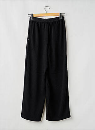 Pantalon large tissage popeline taille normale noir LE TEMPS DES CERISES femme
