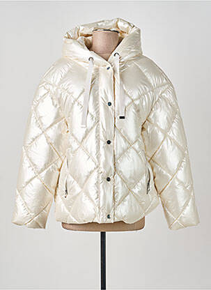 Doudoune poches a capuche beige MOLLY BRACKEN femme