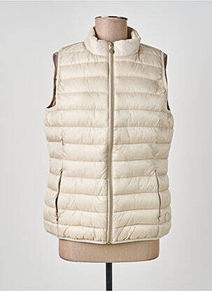 Doudoune poches sans capuche beige TBS femme