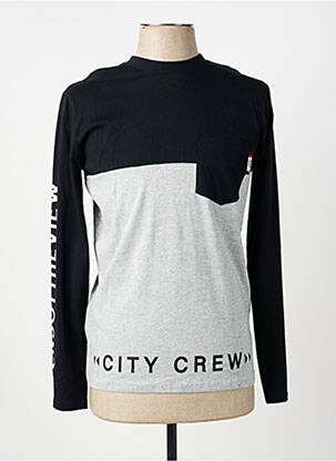 T-shirt manches longues manches longues noir BOBOLI garcon