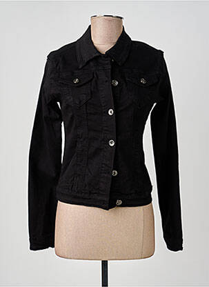 Veste casual poches noir ANA LUCY femme