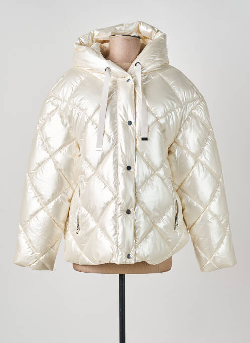 Doudoune poches a capuche beige MOLLY BRACKEN femme