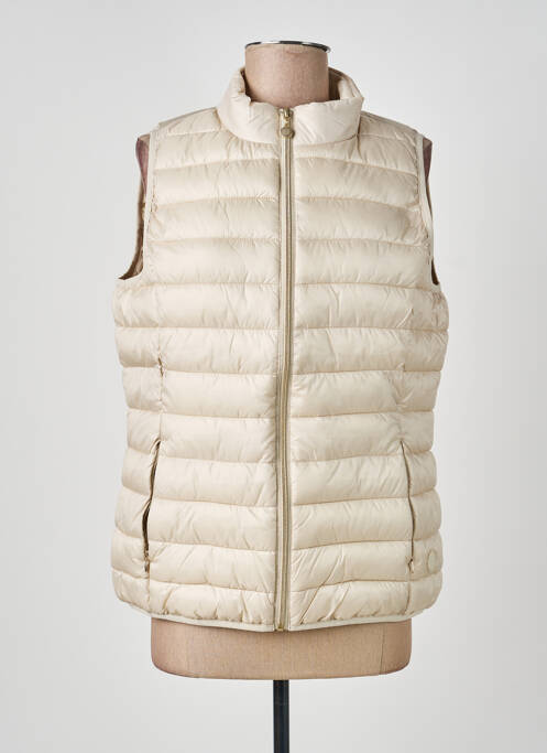 Doudoune poches sans capuche beige TBS femme