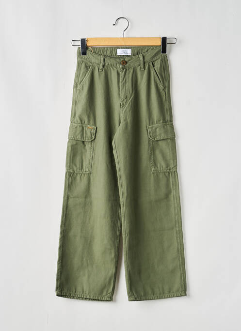 Pantalon cargo poches vert LE TEMPS DES CERISES fille