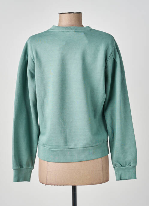 Sweat-shirt stretch manches longues vert LE TEMPS DES CERISES femme