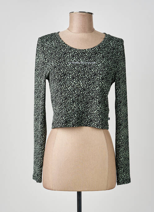 Top manches longues manches longues vert LE TEMPS DES CERISES fille