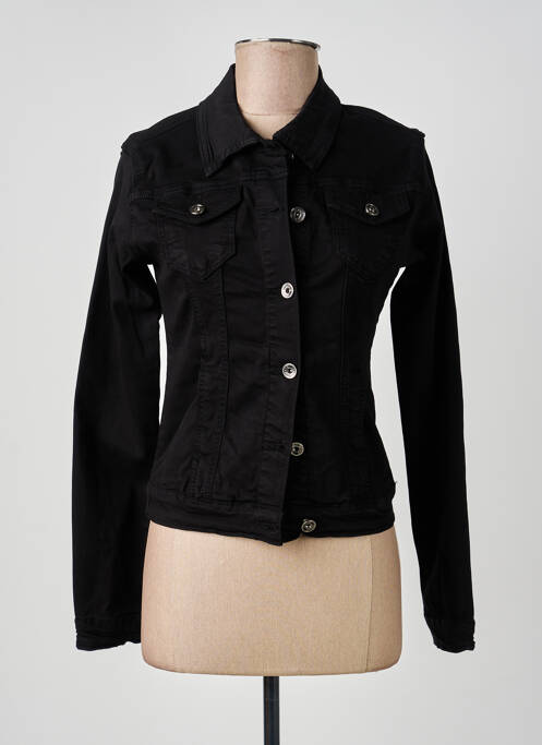 Veste casual poches noir ANA LUCY femme