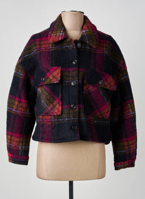 Veste casual finition intérieure doublée violet LE TEMPS DES CERISES femme