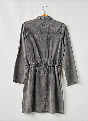 Robe mi-longue coupe évasée manches longues gris GARCIA fille