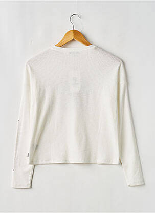 Top manches longues manches longues blanc GARCIA fille