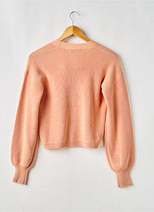 Gilet manches longues coupe droite orange GARCIA fille