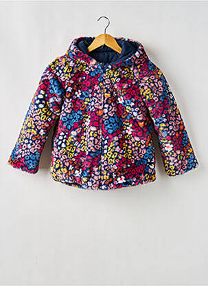 Doudoune poches a capuche bleu BOBOLI fille