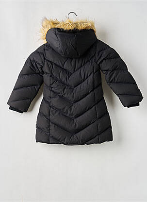 Doudoune poches a capuche noir BOBOLI fille