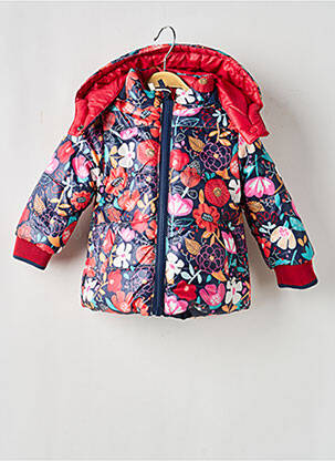 Doudoune poches a capuche rouge BOBOLI fille