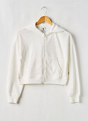 Veste casual resserrée sur le bas blanc GARCIA fille