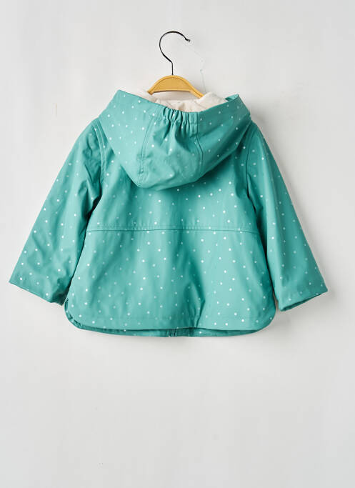 Imperméable coupe droite a capuche bleu MAYORAL fille