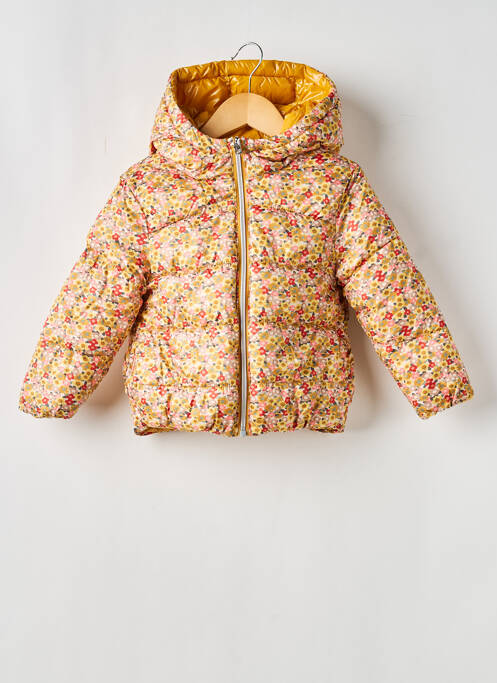 Doudoune manches longues a capuche jaune MAYORAL fille