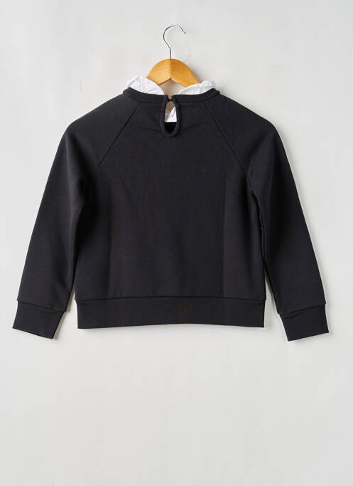 Sweat-shirt manches longues manches longues noir LE TEMPS DES CERISES fille