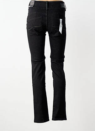 Jeans coupe slim tissage brut taille normale noir TIFFOSI femme