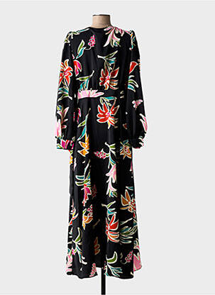 Robe longue manches longues manches longues noir MOLLY BRACKEN femme