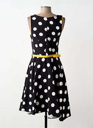 Robe mi-longue sans manche sans manche jaune HIPPOCAMPE femme