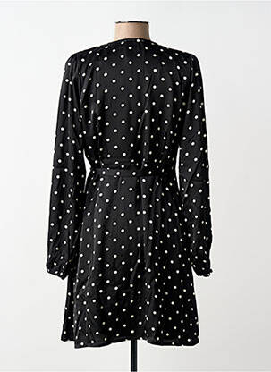 Robe mi-longue coupe fluide manches longues noir MOLLY BRACKEN femme