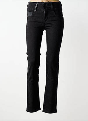 Jeans coupe slim tissage brut taille normale noir TIFFOSI femme