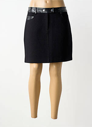 Jupe courte poches noir MORGAN femme