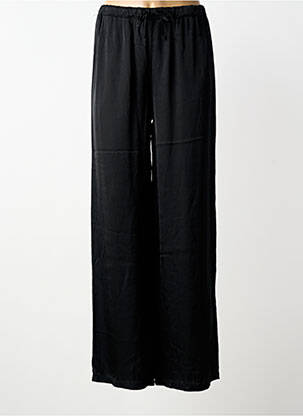 Pantalon large coupe fluide taille normale noir GARCONNE femme