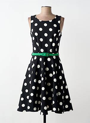 Robe mi-longue sans manche sans manche vert HIPPOCAMPE femme