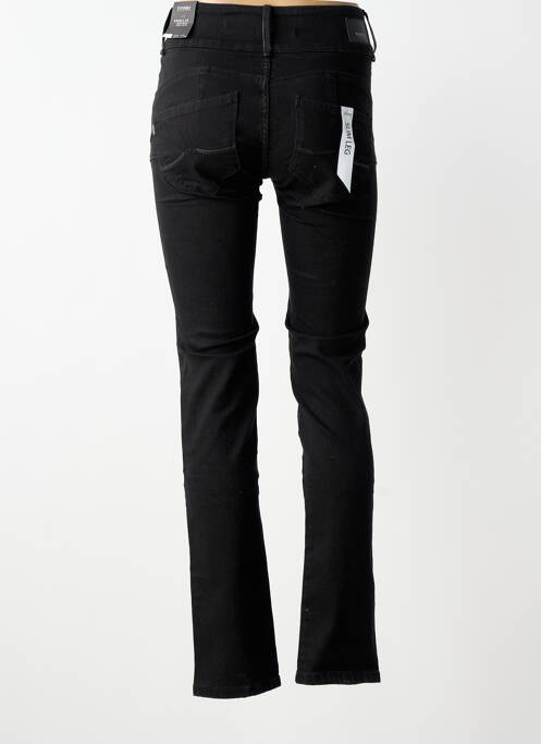 Jeans coupe slim tissage brut taille normale noir TIFFOSI femme