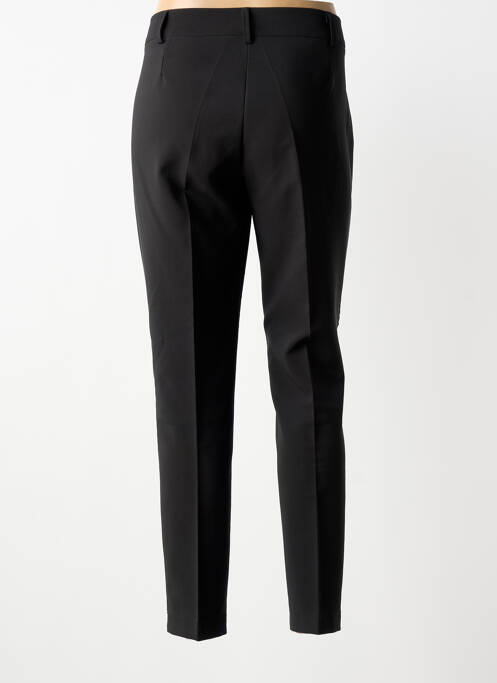 Pantalon 7/8 tissage popeline taille normale noir ARTIGLI femme