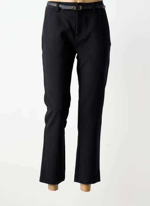 Pantalon 7/8 taille à pinces taille normale noir TIFFOSI femme