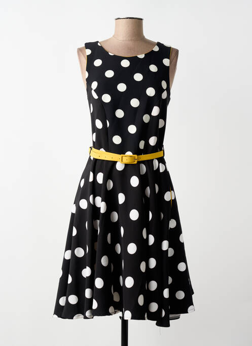 Robe mi-longue sans manche sans manche jaune HIPPOCAMPE femme