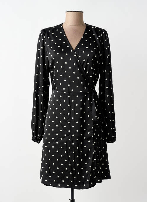 Robe mi-longue manches longues manches longues noir MOLLY BRACKEN femme