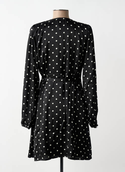 Robe mi-longue manches longues manches longues noir MOLLY BRACKEN femme