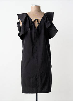 Robe courte manches courtes manches courtes noir MOLLY BRACKEN femme