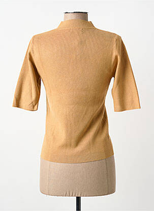 T-shirt coupe cintrée manches courtes marron MOLLY BRACKEN femme