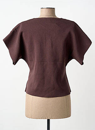 Veste casual coupe cintrée marron MOËWY femme