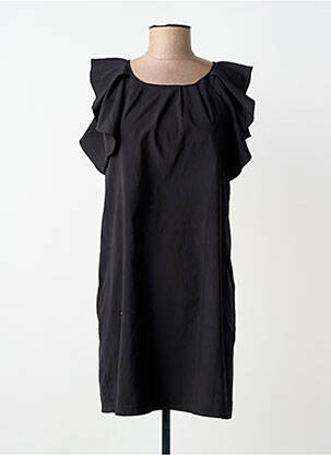 Robe courte manches courtes manches courtes noir MOLLY BRACKEN femme