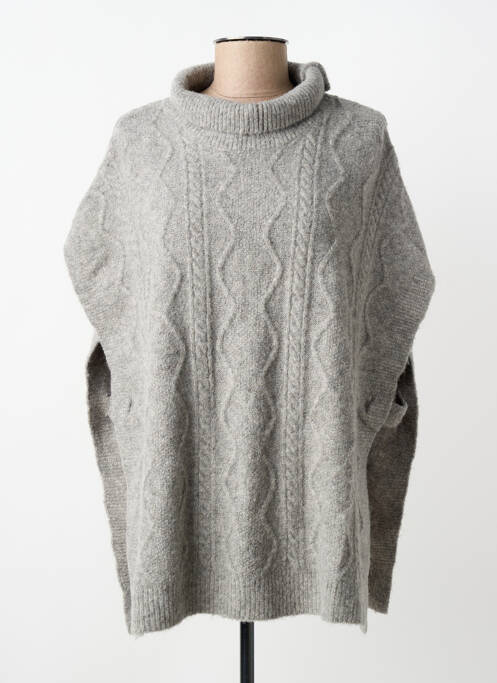Poncho gris MOLLY BRACKEN femme
