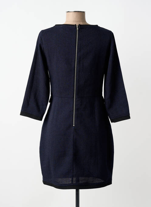 Robe courte manches 3/4 manches 3/4 bleu MOLLY BRACKEN femme