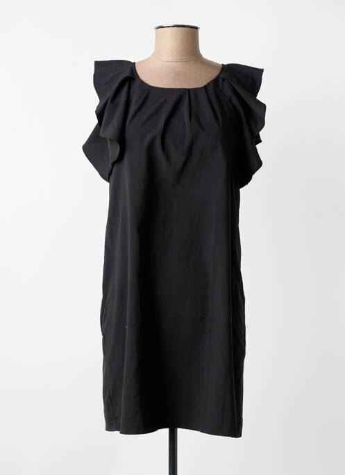 Robe courte manches courtes manches courtes noir MOLLY BRACKEN femme